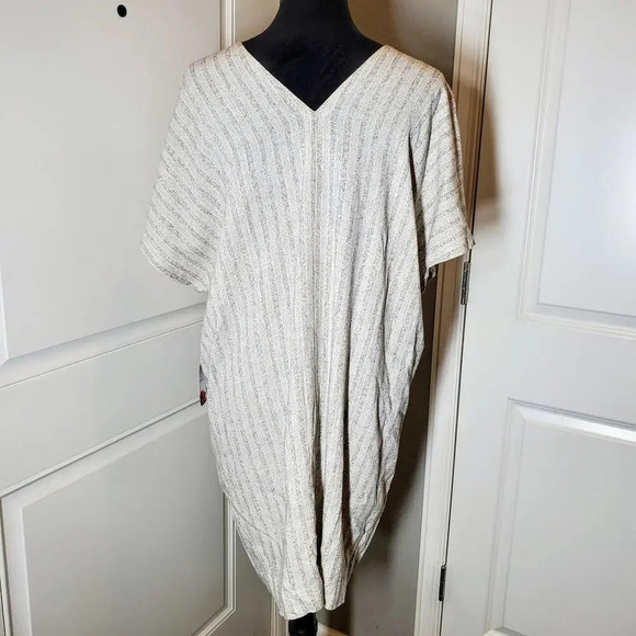 NWT Due South | Grade and Gather | Cotton Linen Stripe Dress | Size S/M - Picture 11 of 15